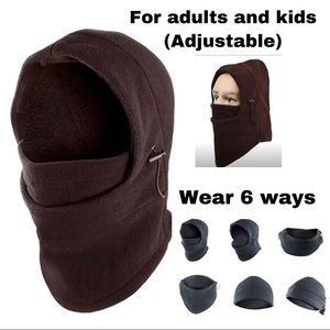 ✅ Coffee face mask/ ski mask for adults and kids